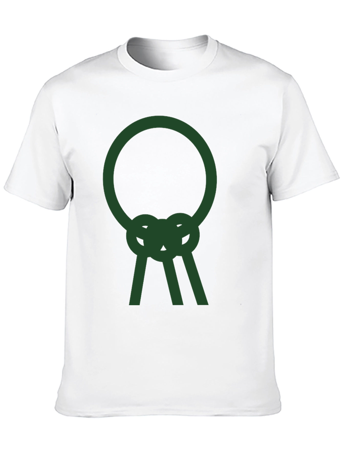Abstract Symbol Graphic Tee - Casual Style