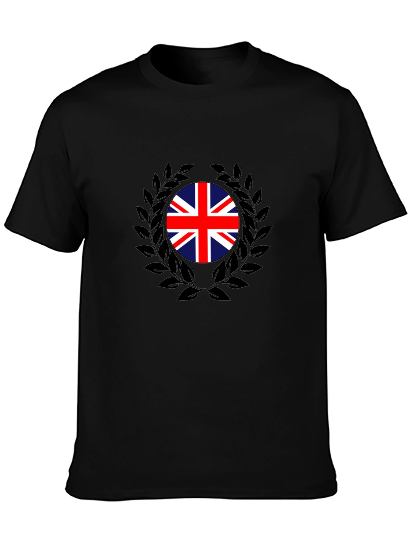 Union Jack Laurel Wreath Graphic Tee