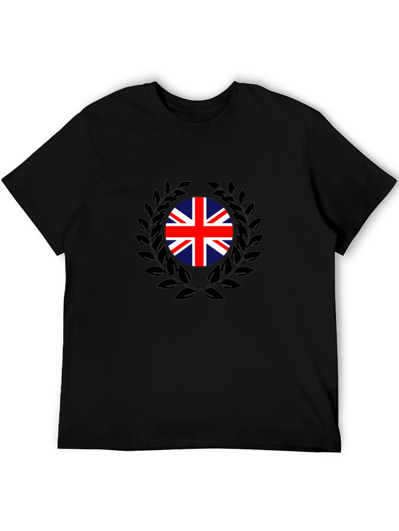 Union Jack Laurel Wreath Graphic Tee