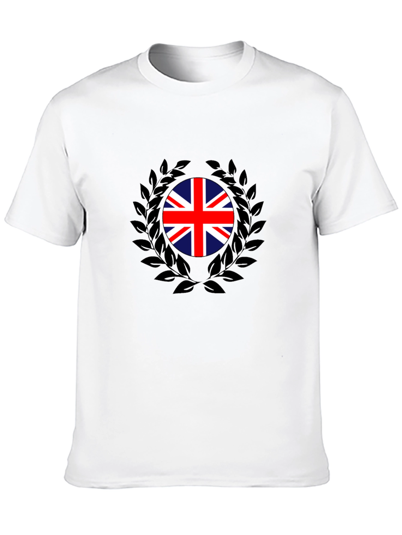 Union Jack Laurel Wreath Graphic Tee
