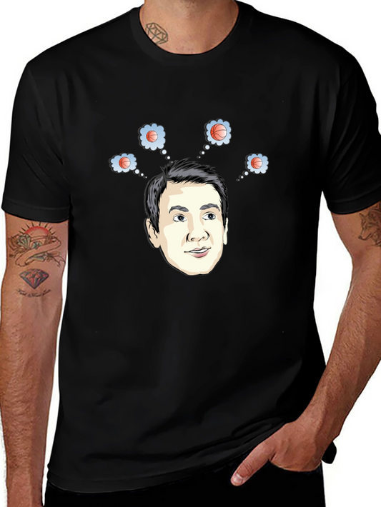 Basketball Dreams T-Shirt - Funny Cartoon Tee