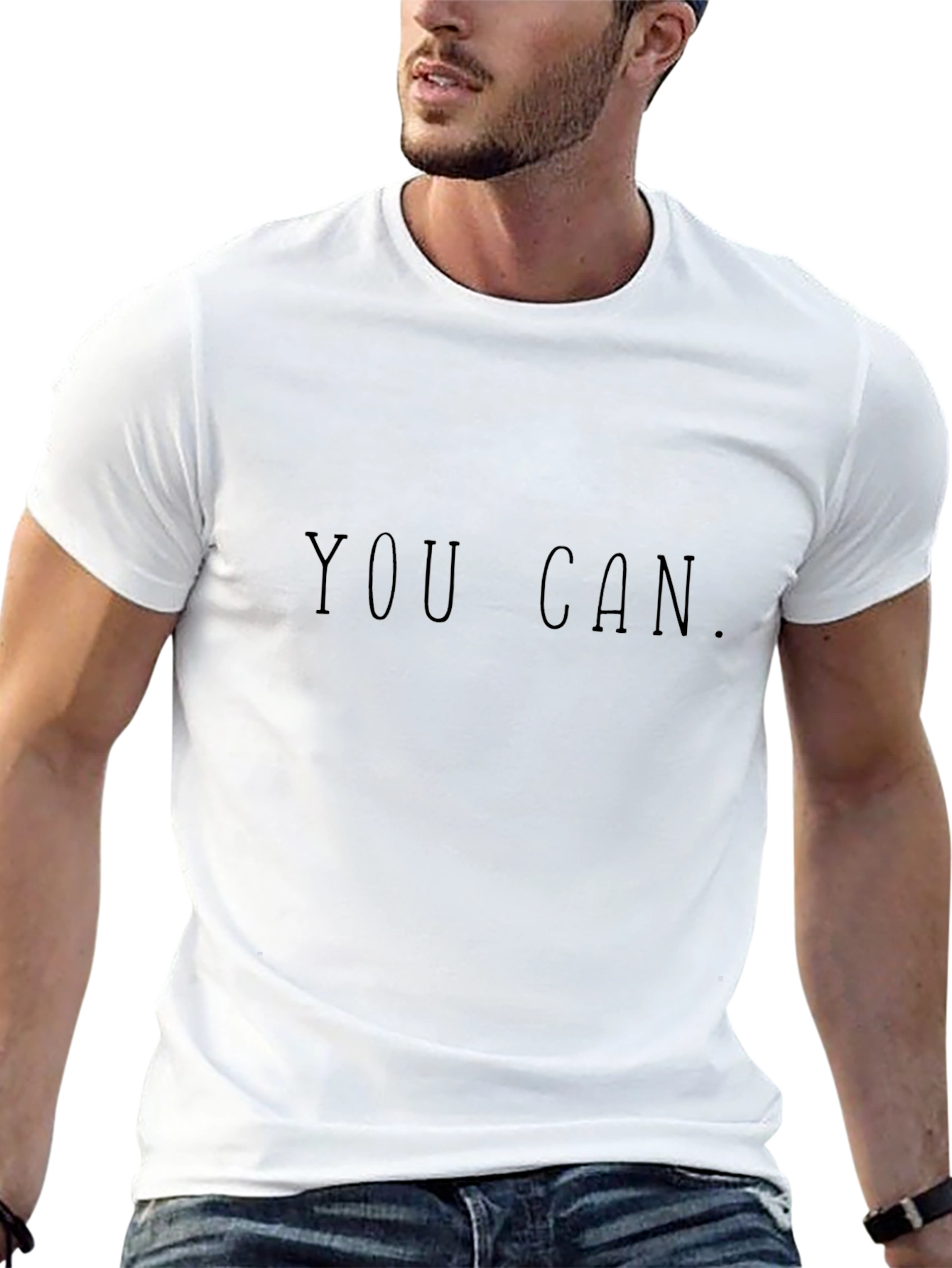 You Can Black T-Shirt - Motivational Tee