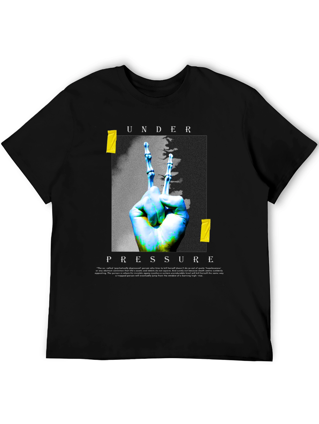 Under Pressure Graphic T-Shirt - Black