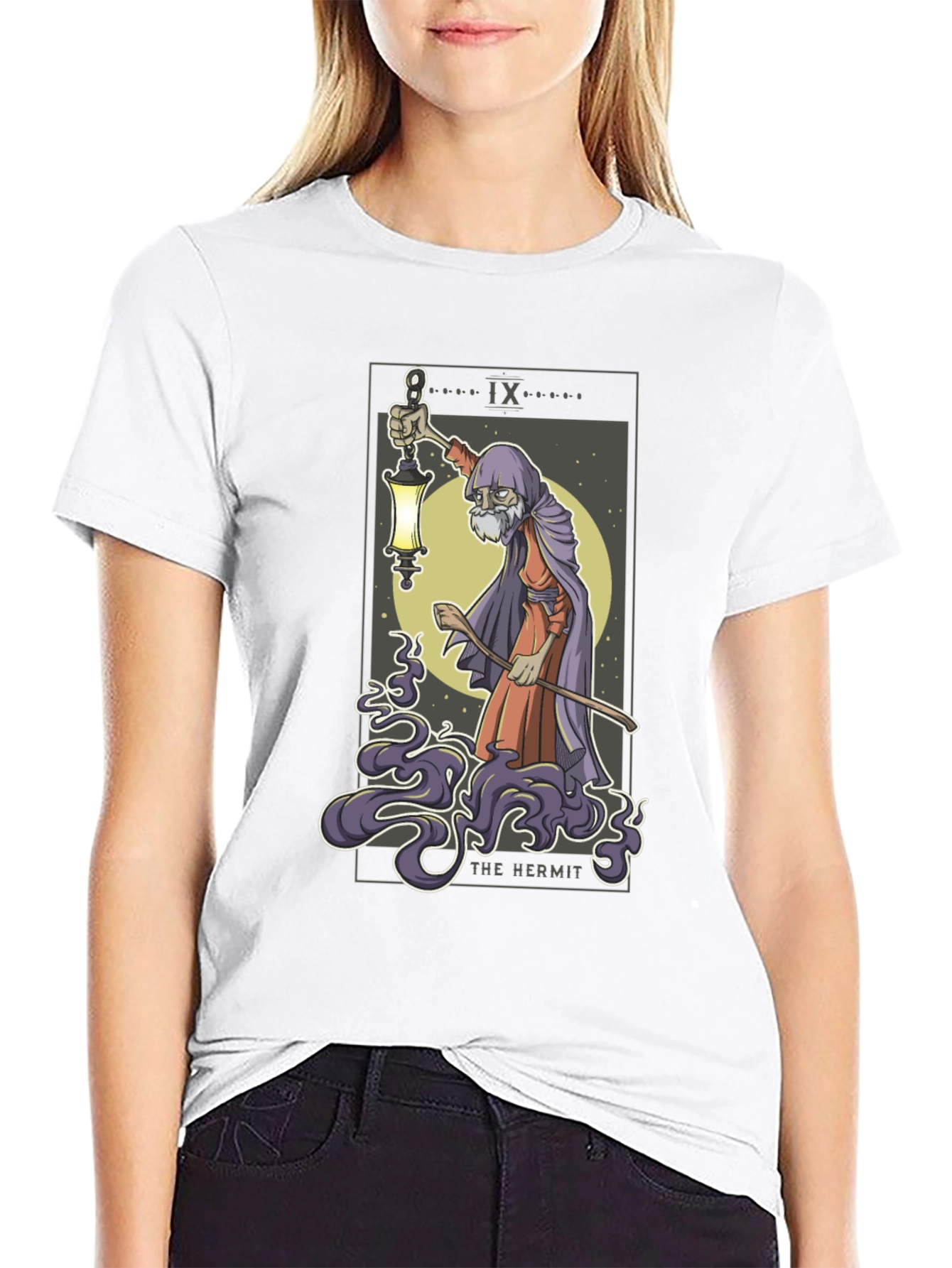 The Hermit Tarot Card Graphic Tee