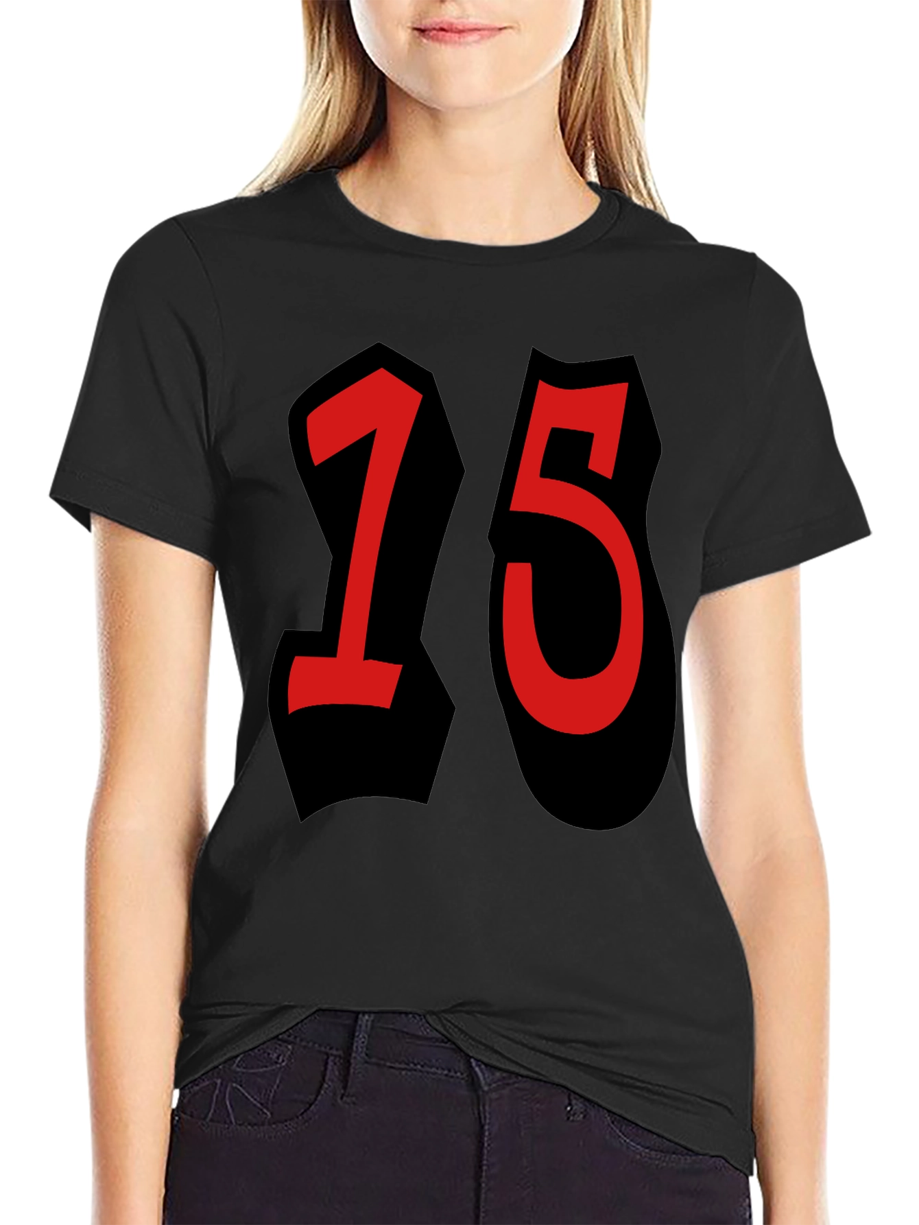 Bold 15 Graphic Black T-Shirt