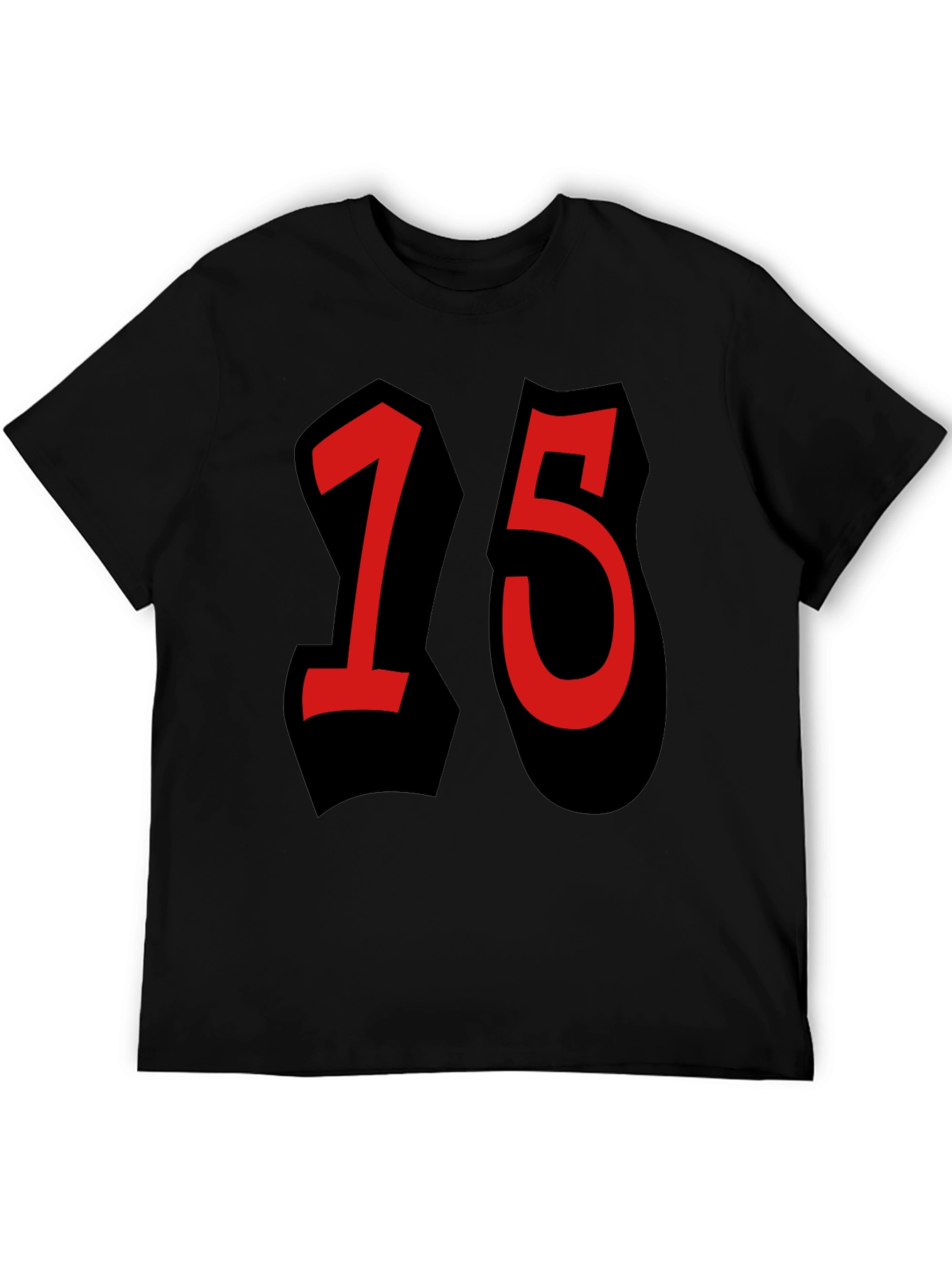 Bold 15 Graphic Black T-Shirt