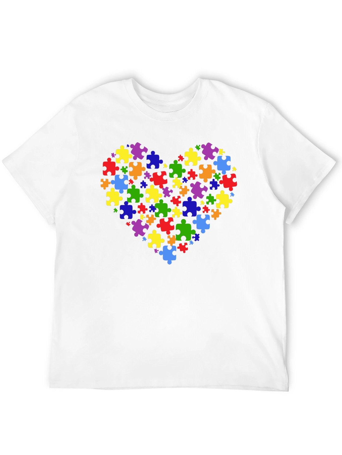 Autism Awareness Heart Puzzle T-Shirt