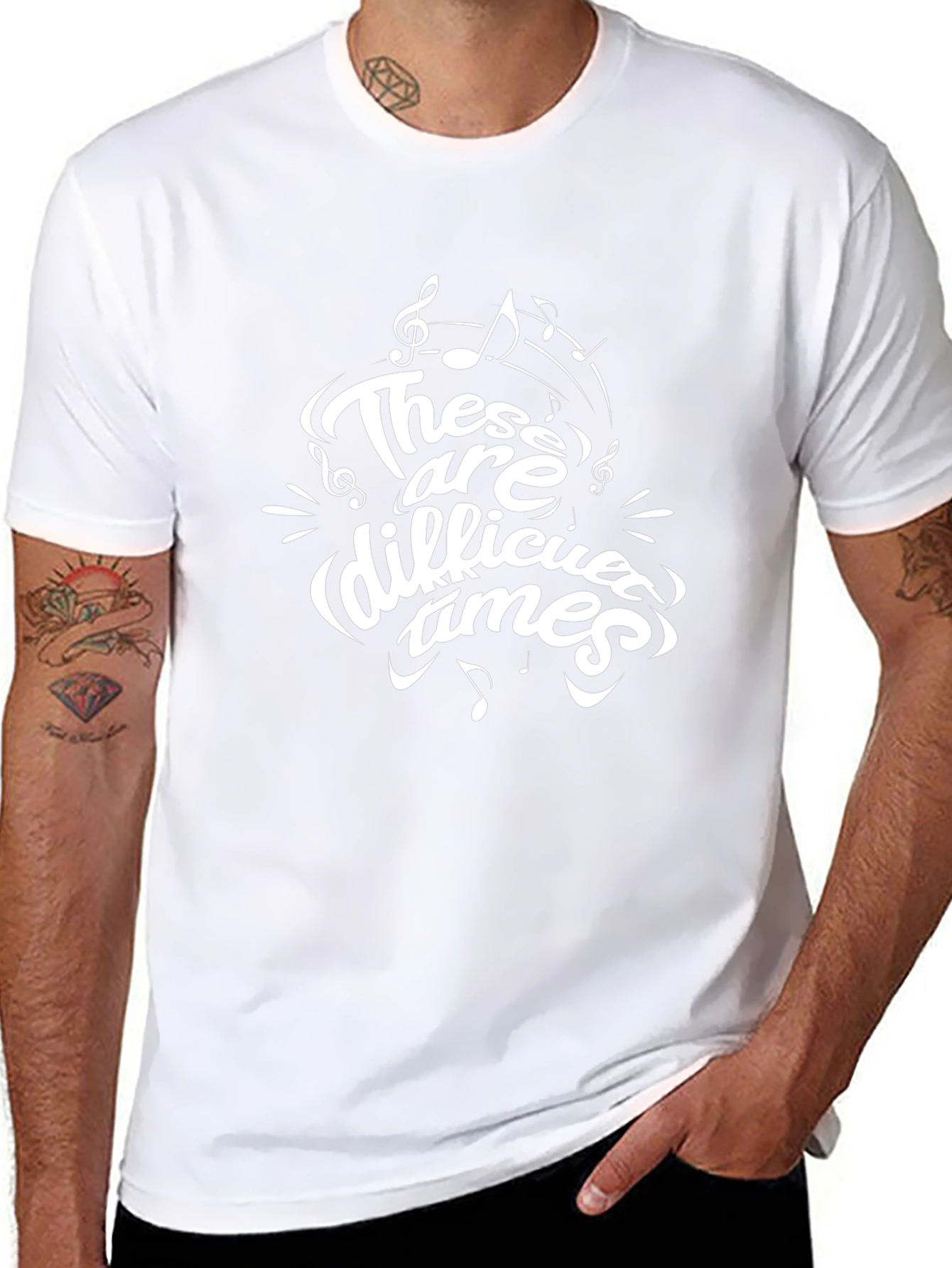 These are Difficult Times Graphic T-Shirt