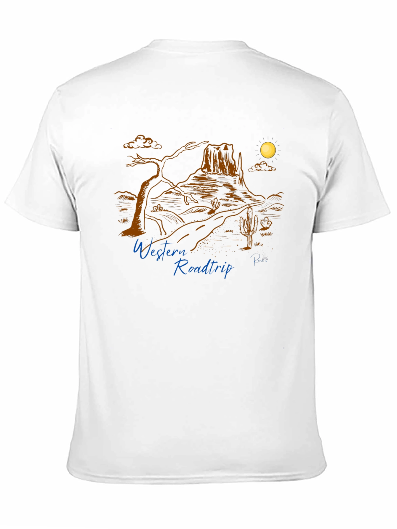 Western Roadtrip Graphic Tee - Desert Adventure