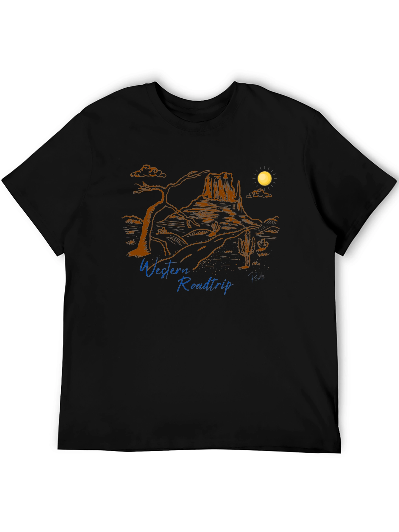 Western Roadtrip Graphic Tee - Desert Adventure