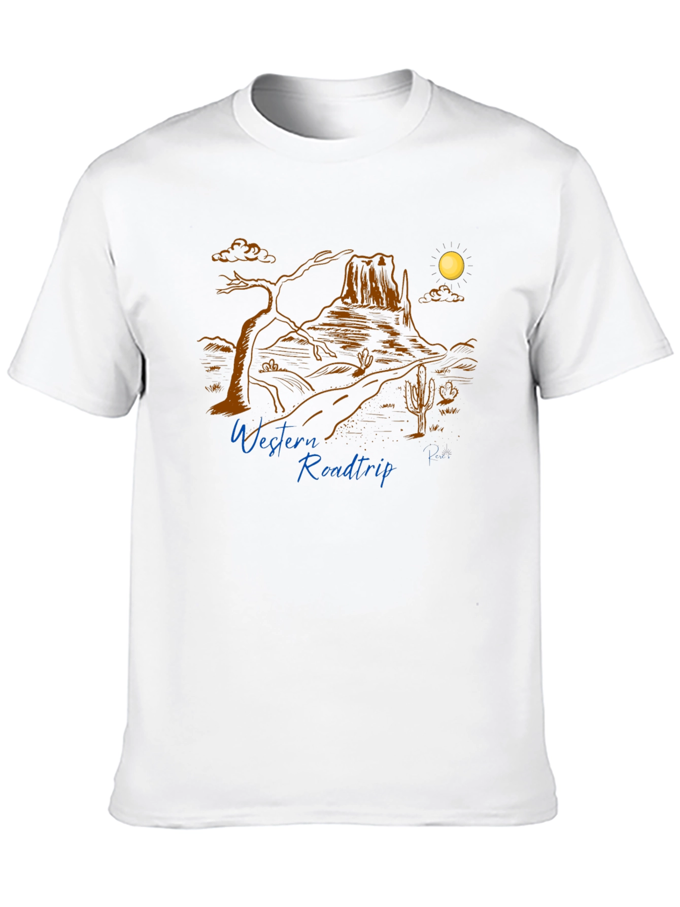 Western Roadtrip Graphic Tee - Desert Adventure