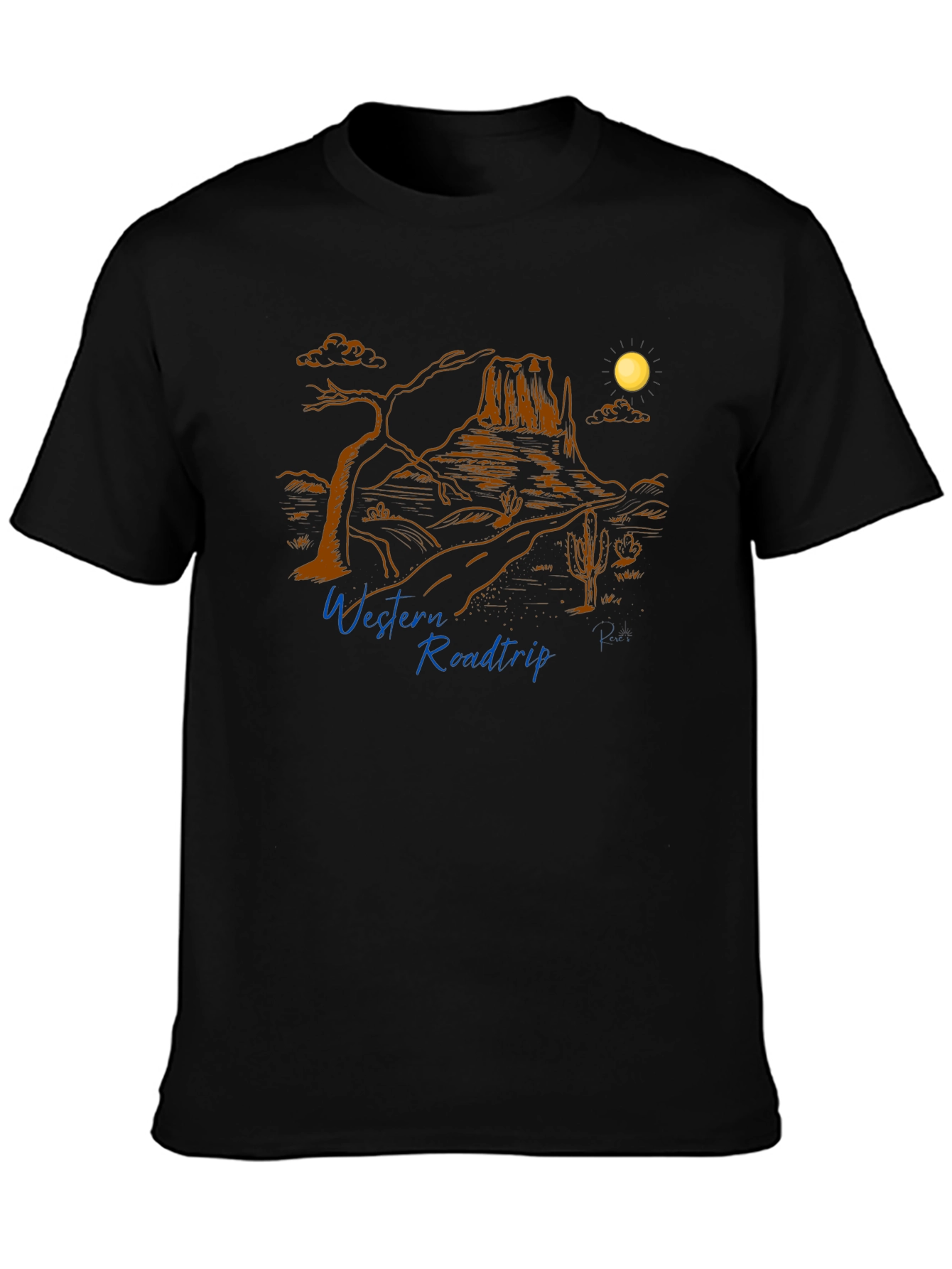 Western Roadtrip Graphic Tee - Desert Adventure