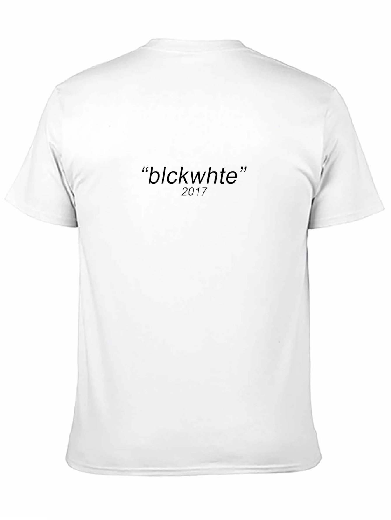 Black Blckwhte 2017 Graphic Tee