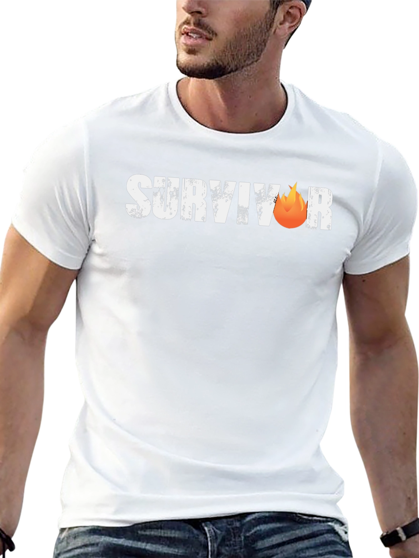 Survivor Graphic T-Shirt -  Cool Design