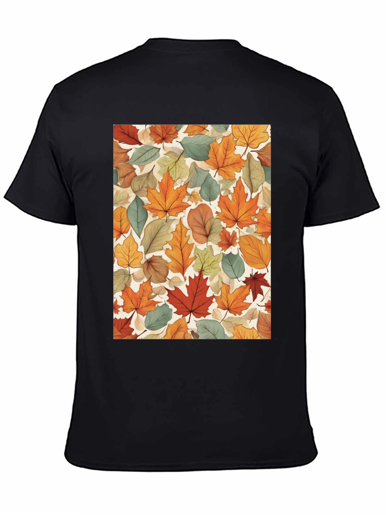 Autumn Leaves Pattern T-Shirt