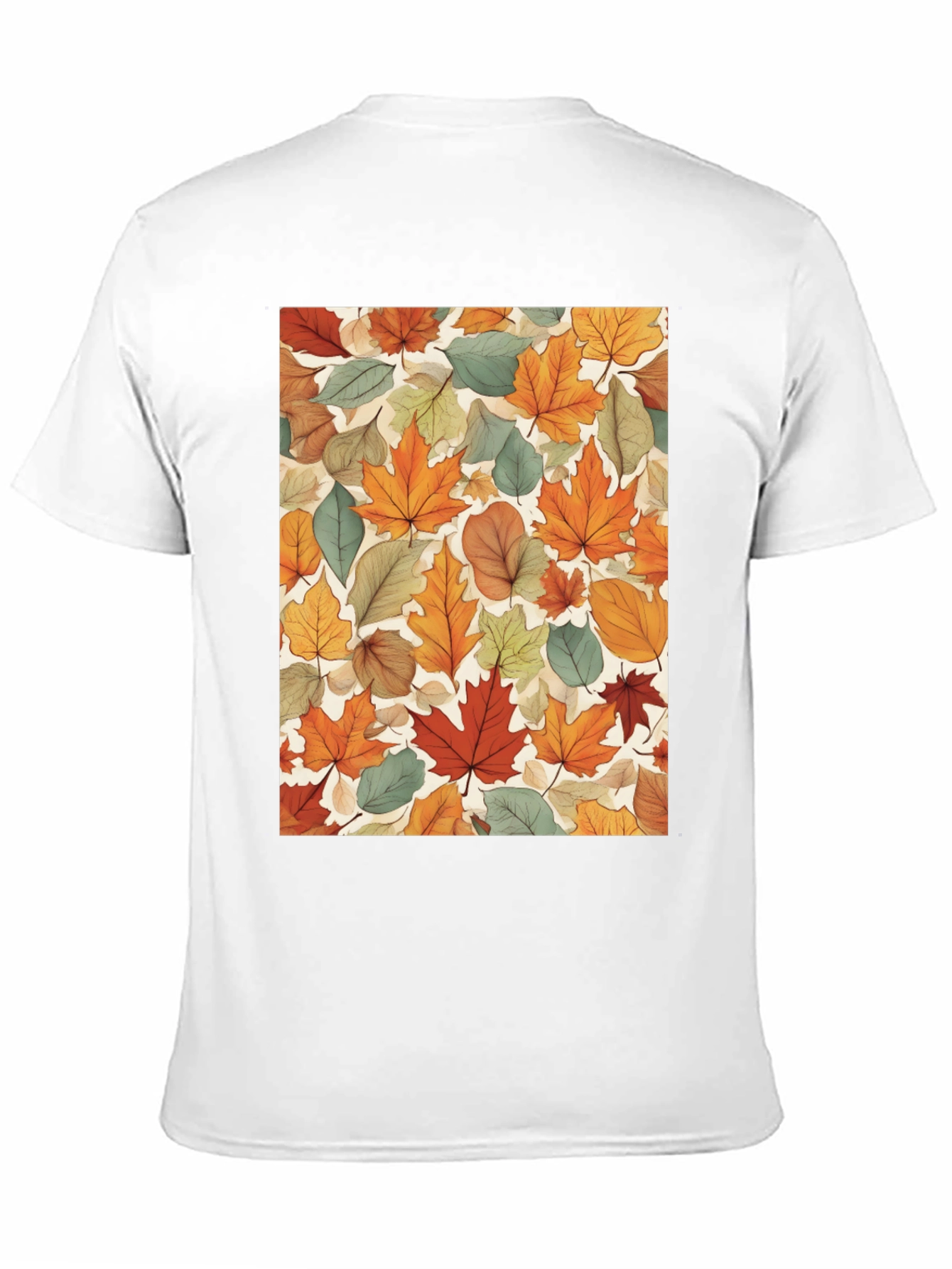Autumn Leaves Pattern T-Shirt