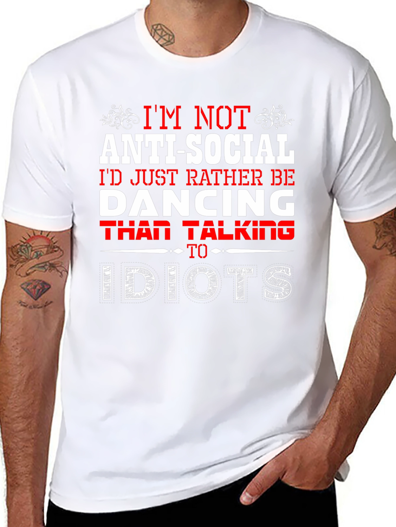 Anti-Social Dancing T-Shirt -  Rather Be Dancing