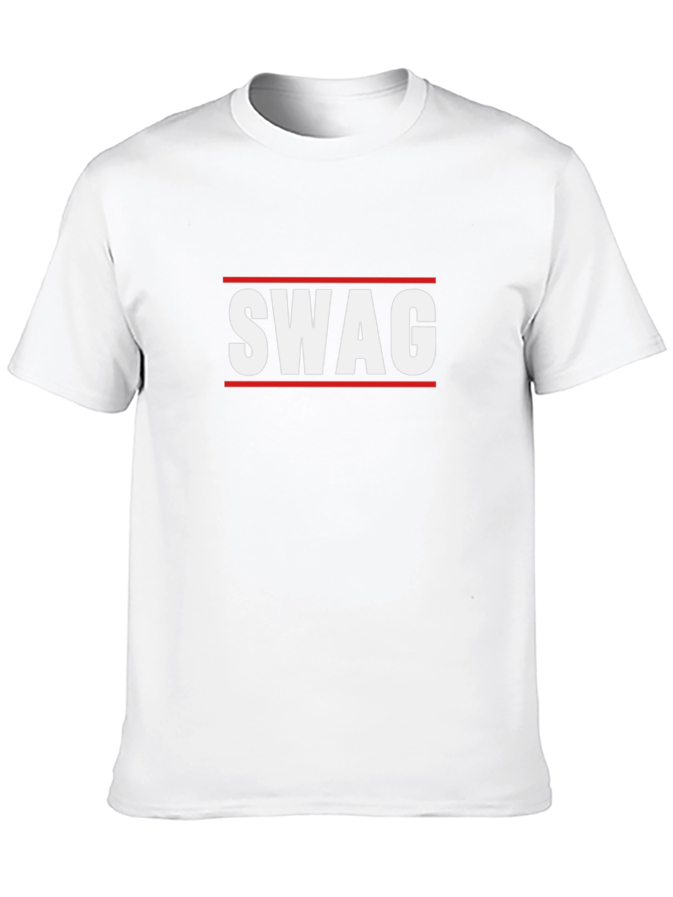 Swag Graphic Tee - Trendy Black Cotton T-Shirt