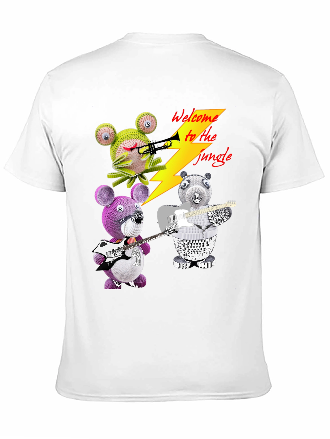 Welcome to the Jungle T-Shirt with Animal Band