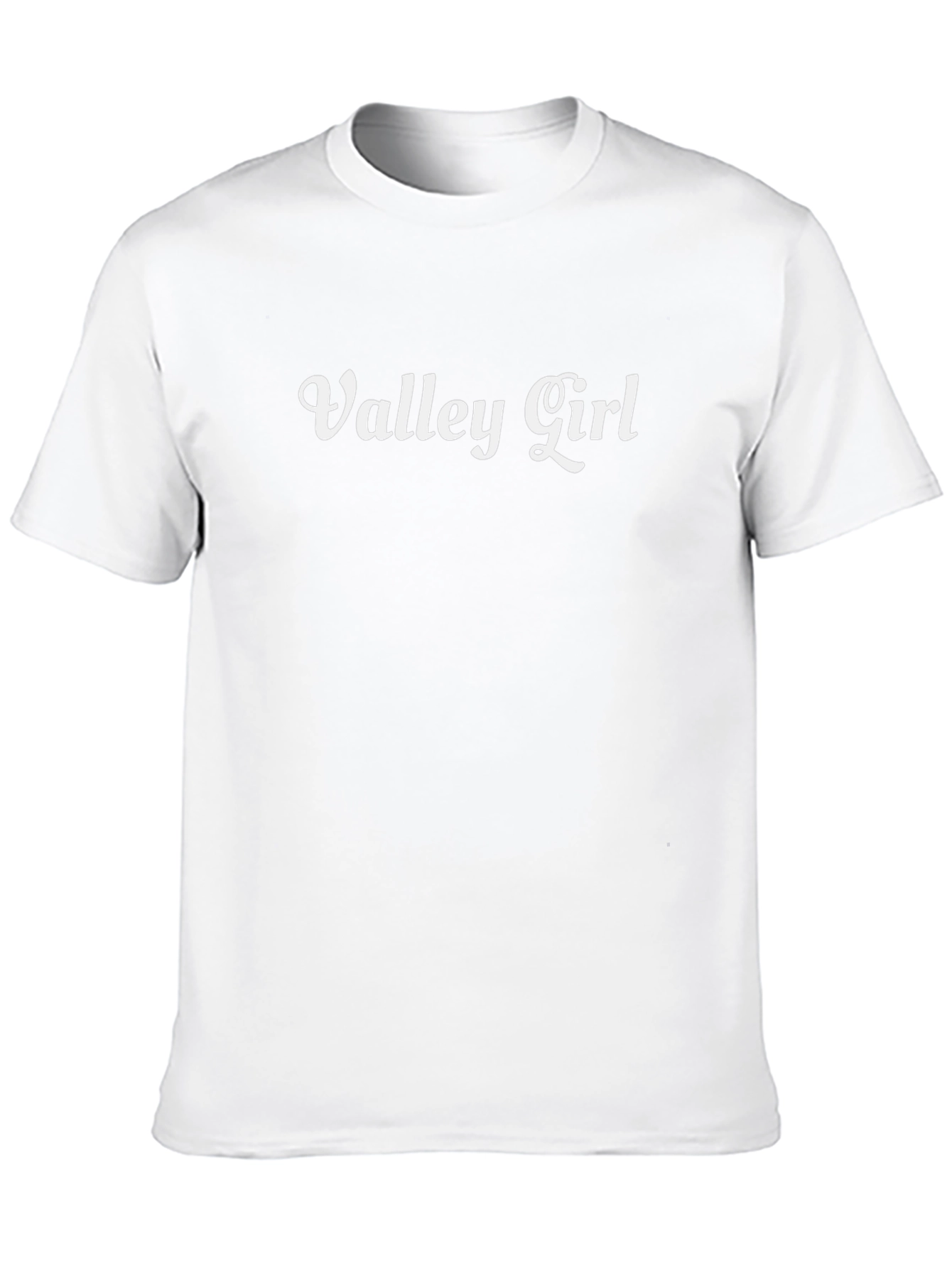 Valley Girl Tee - Classic Black Cotton T-Shirt