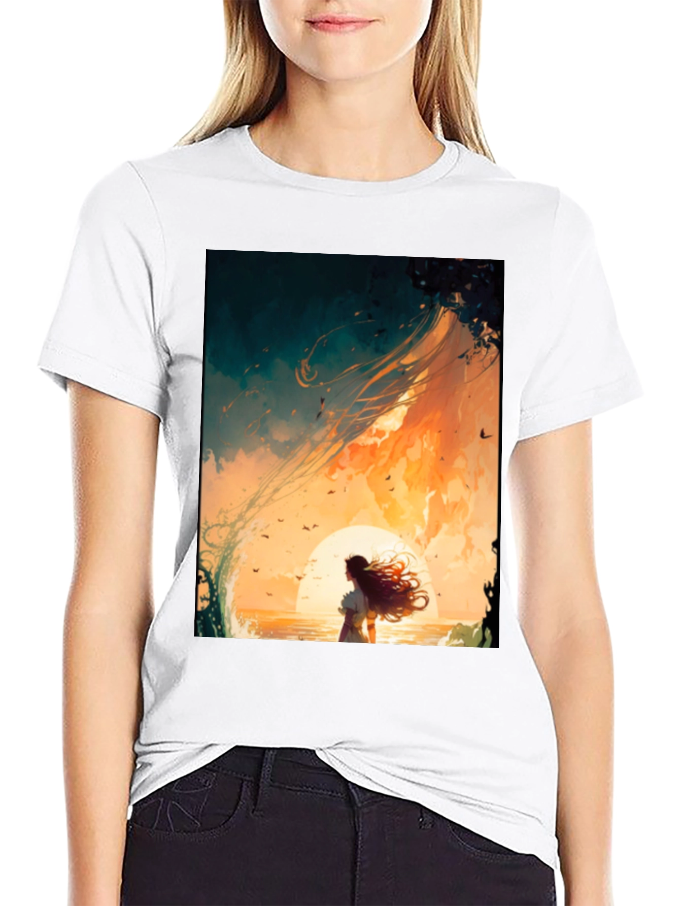 Sunset Dreamscape Graphic Tee