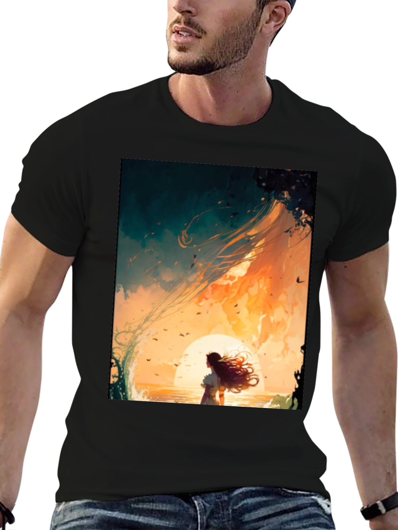 Sunset Dreamscape Graphic Tee