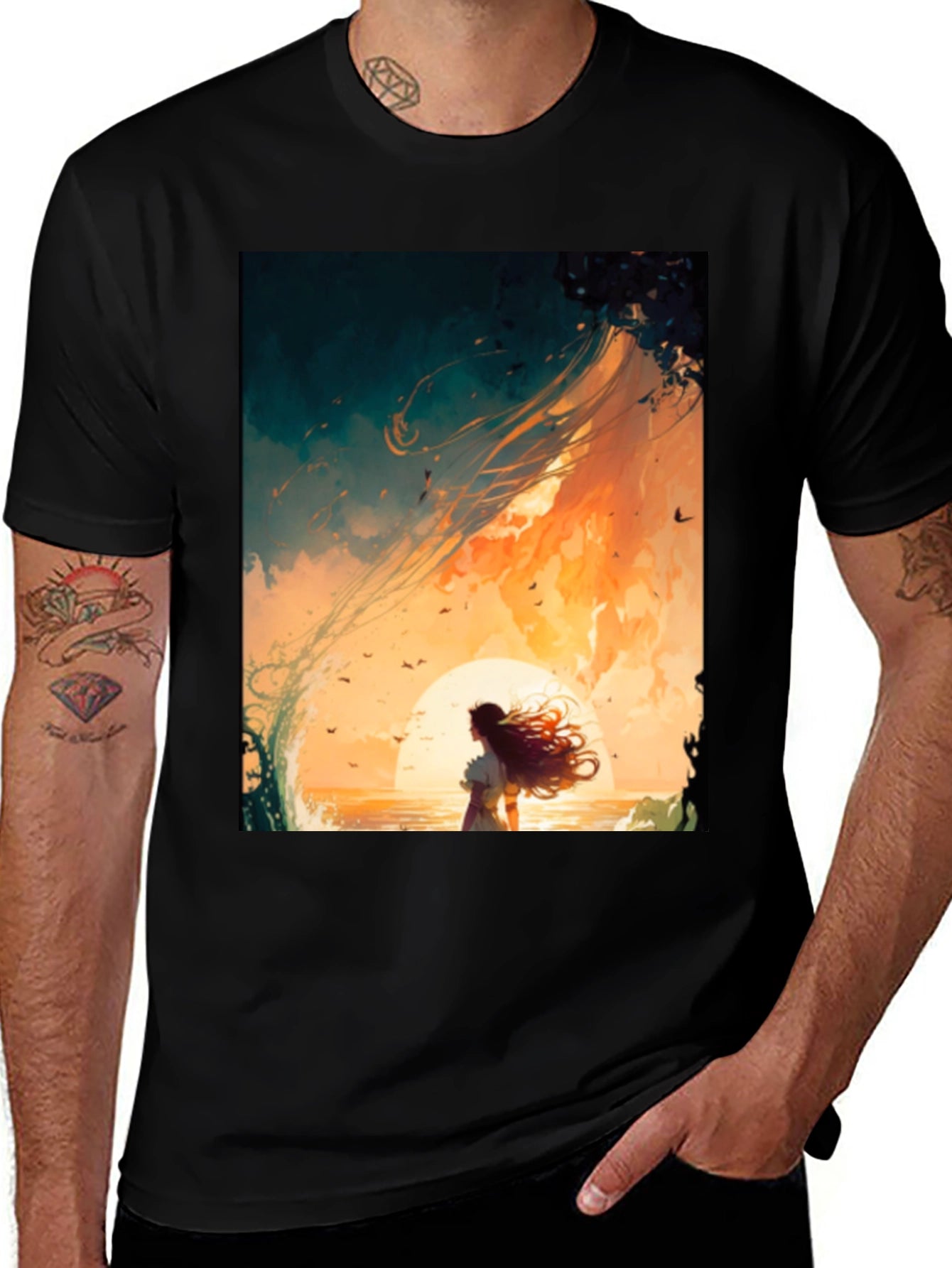 Sunset Dreamscape Graphic Tee