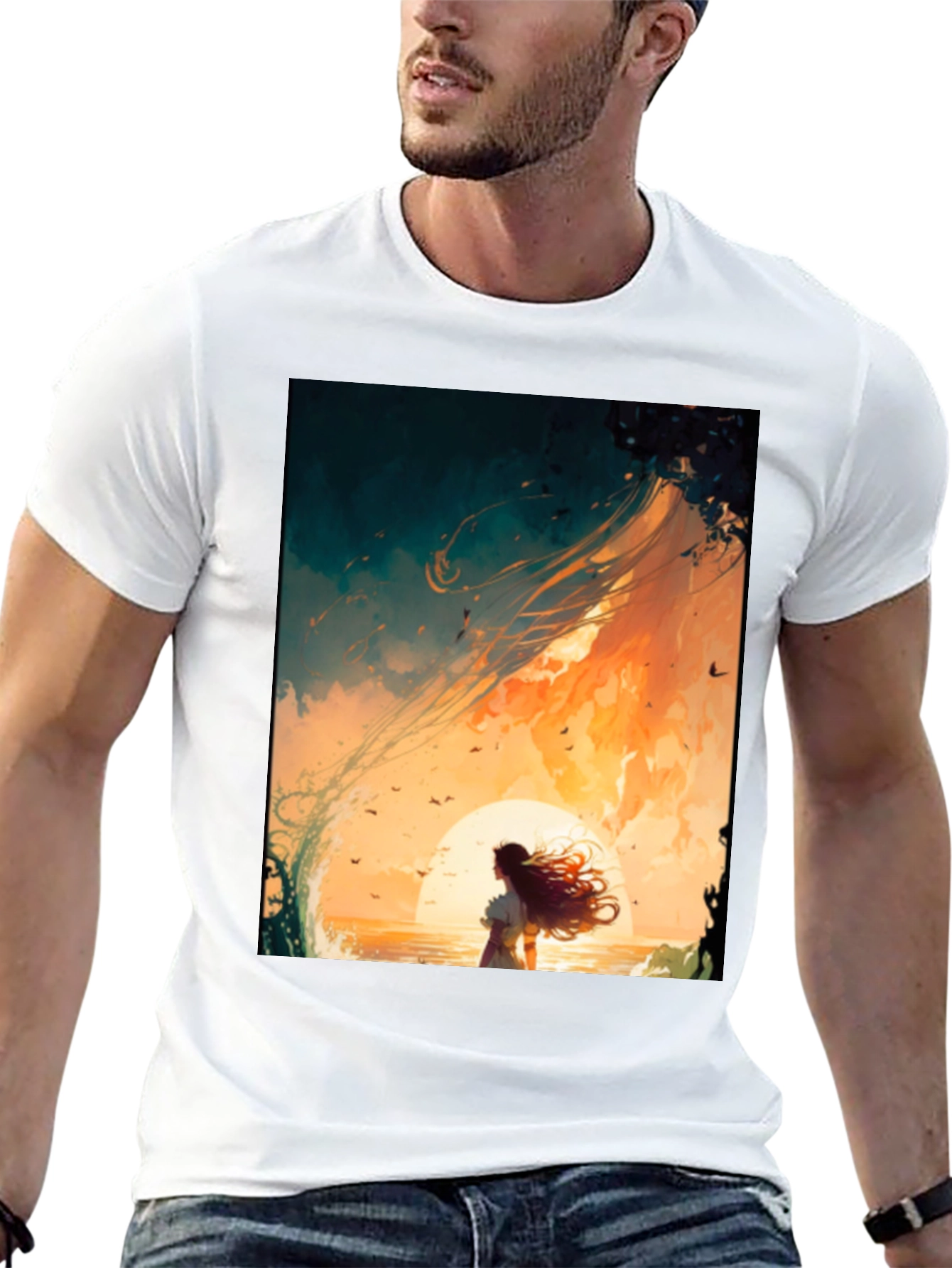 Sunset Dreamscape Graphic Tee