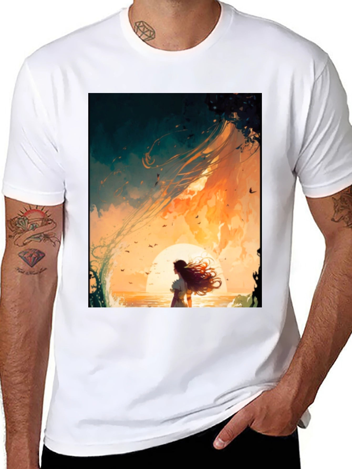 Sunset Dreamscape Graphic Tee