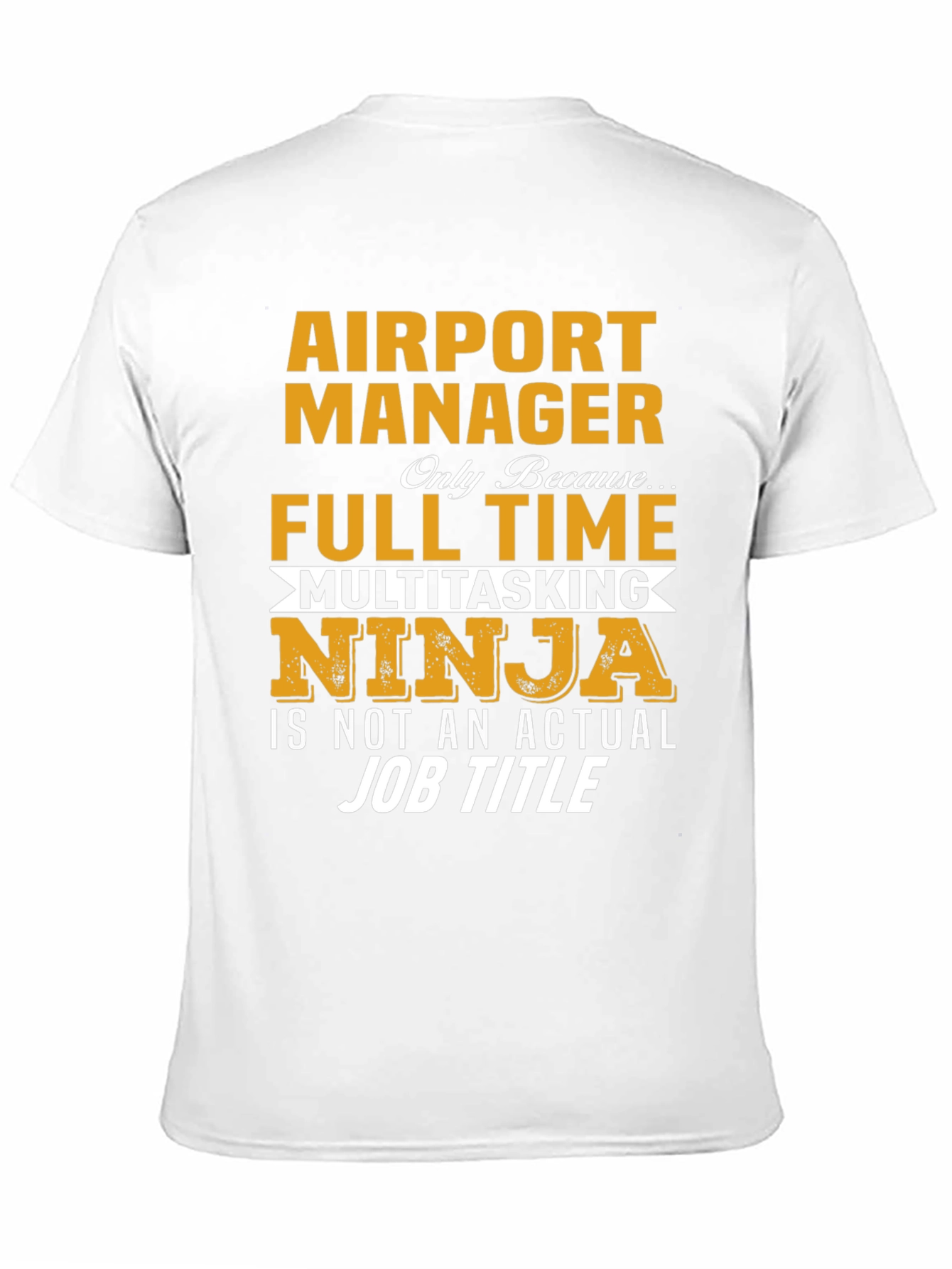 Airport Manager Multitasking Ninja Graphic Tee