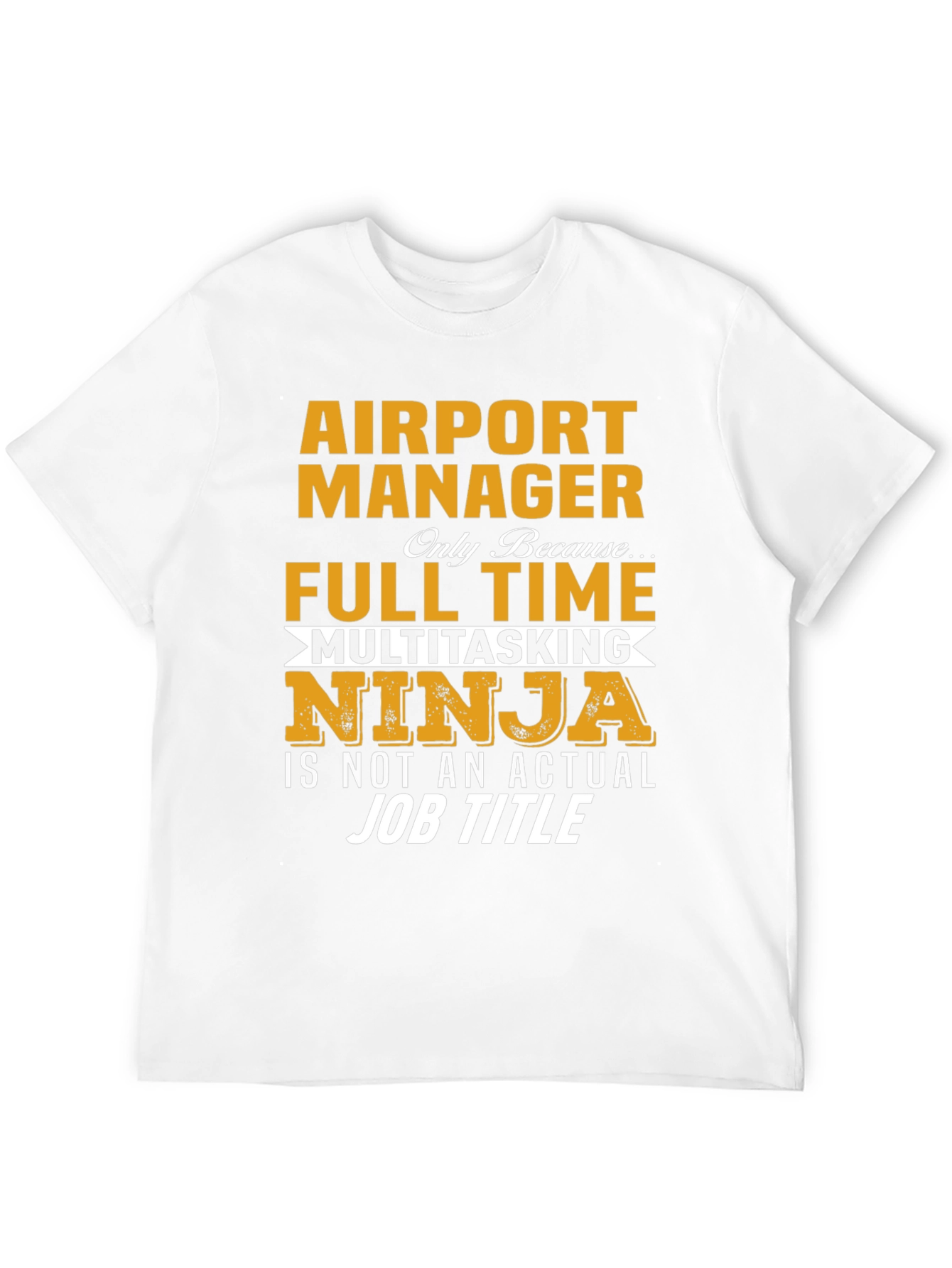 Airport Manager Multitasking Ninja Graphic Tee