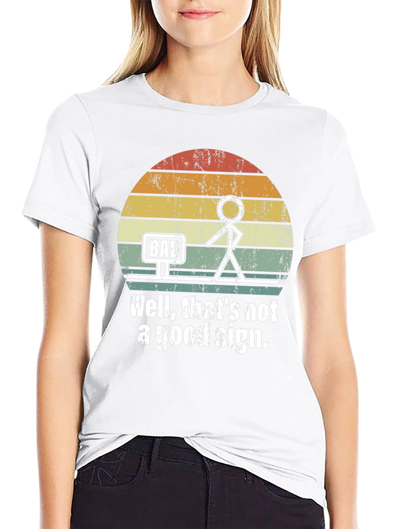 Bad Sign T-Shirt - Funny Graphic Tee