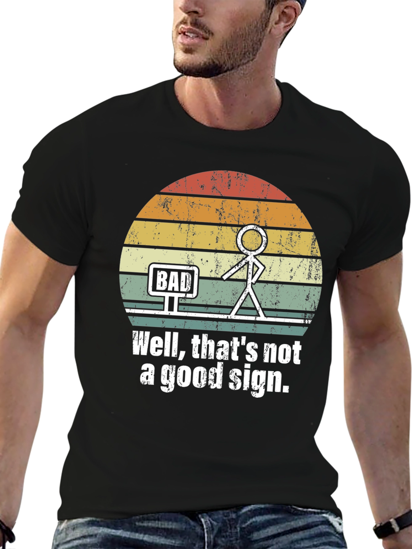 Bad Sign T-Shirt - Funny Graphic Tee