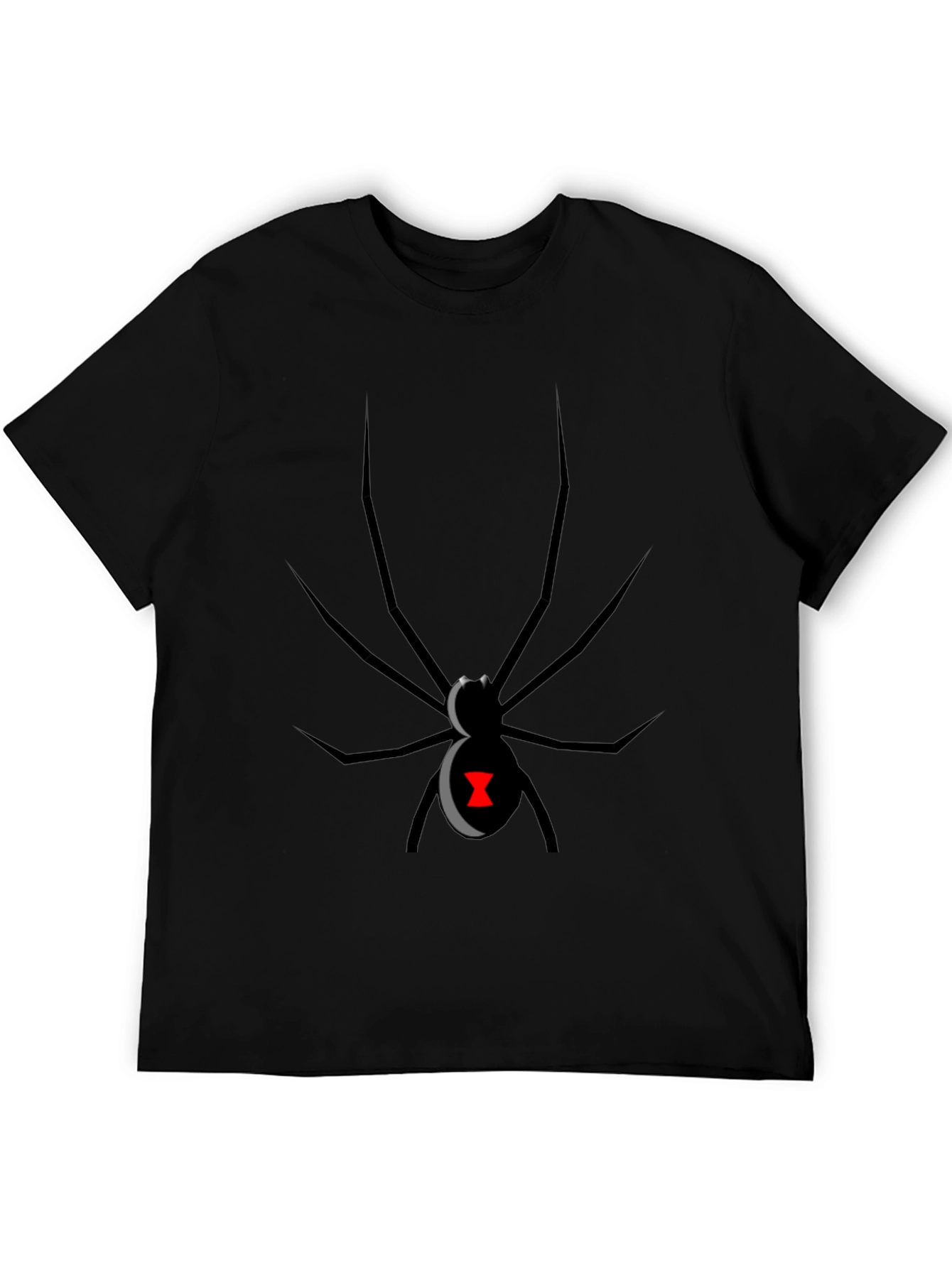 Black Widow Spider Graphic T-Shirt