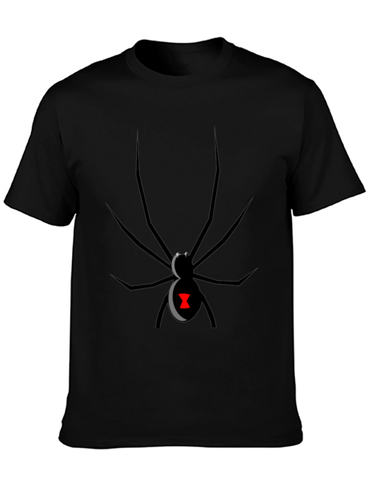 Black Widow Spider Graphic T-Shirt