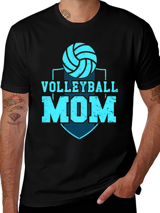 Volleyball Mom Graphic T-Shirt - Sporty & Stylish