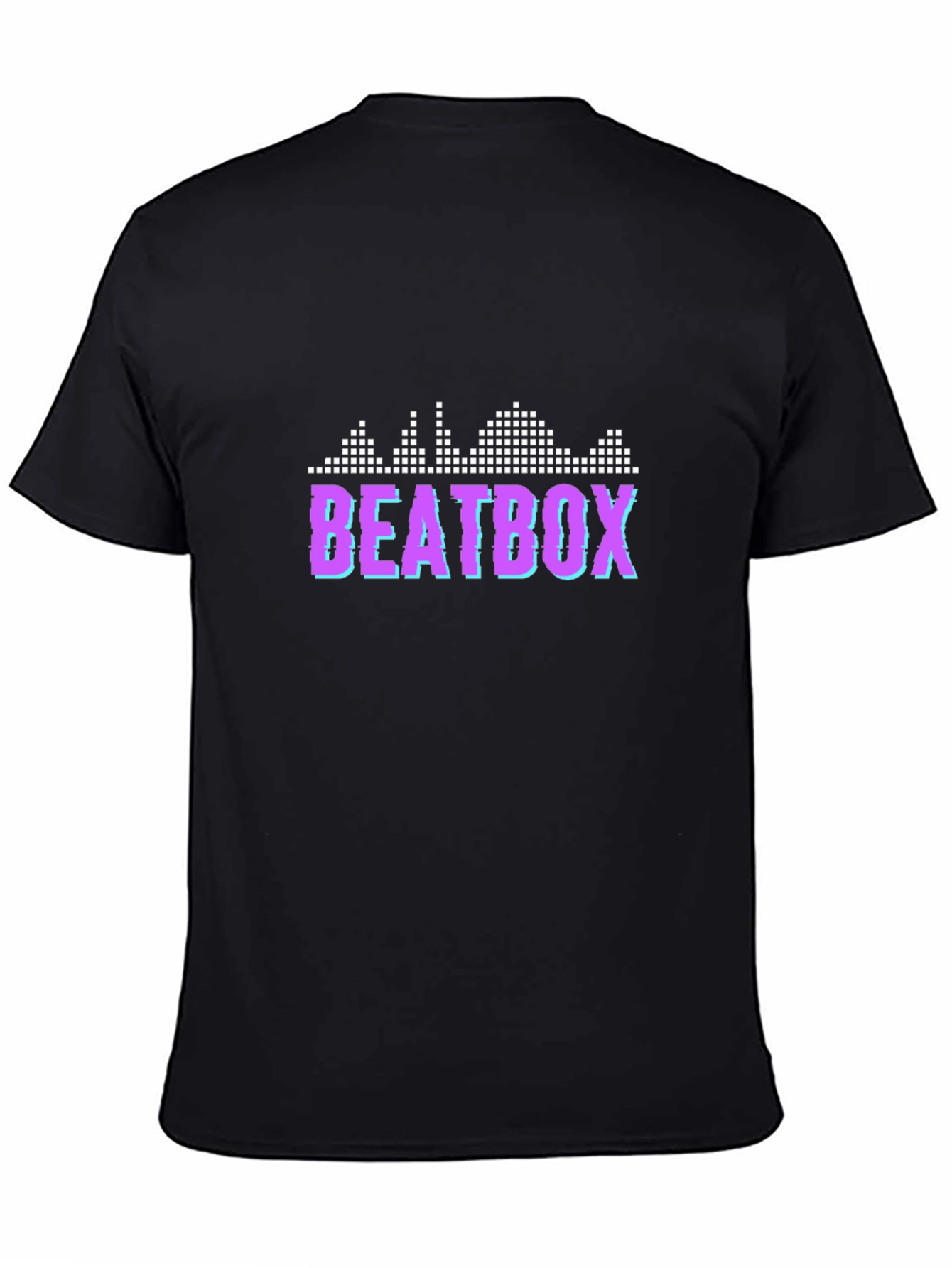 Beatbox Graphic Tee - Black Cotton Short Sleeve