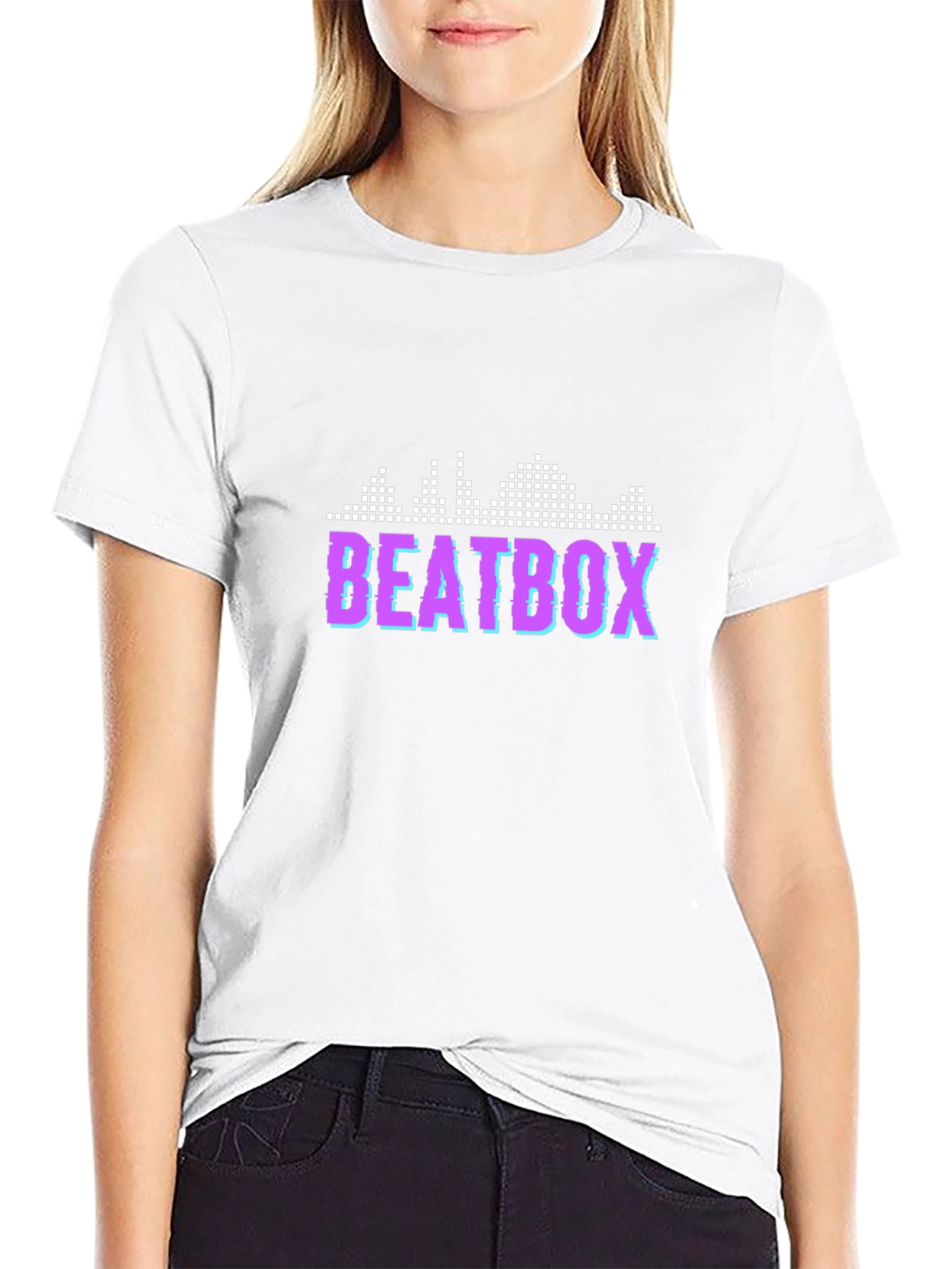 Beatbox Graphic Tee - Black Cotton Short Sleeve
