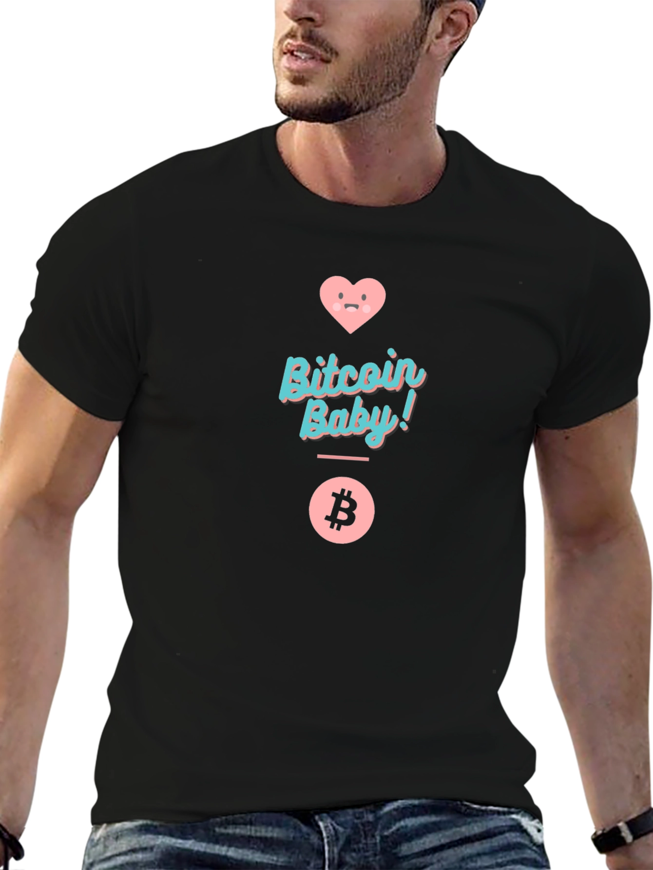 Bitcoin Baby! Graphic Tee for Crypto Lovers