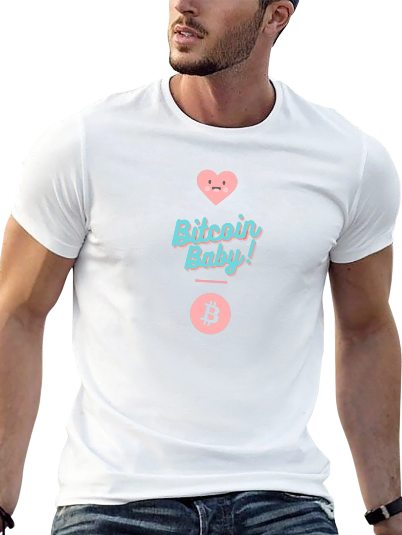 Bitcoin Baby! Graphic Tee for Crypto Lovers