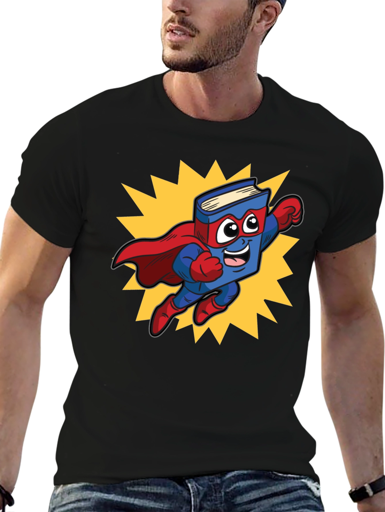 Superhero Book T-Shirt - Read All About It!