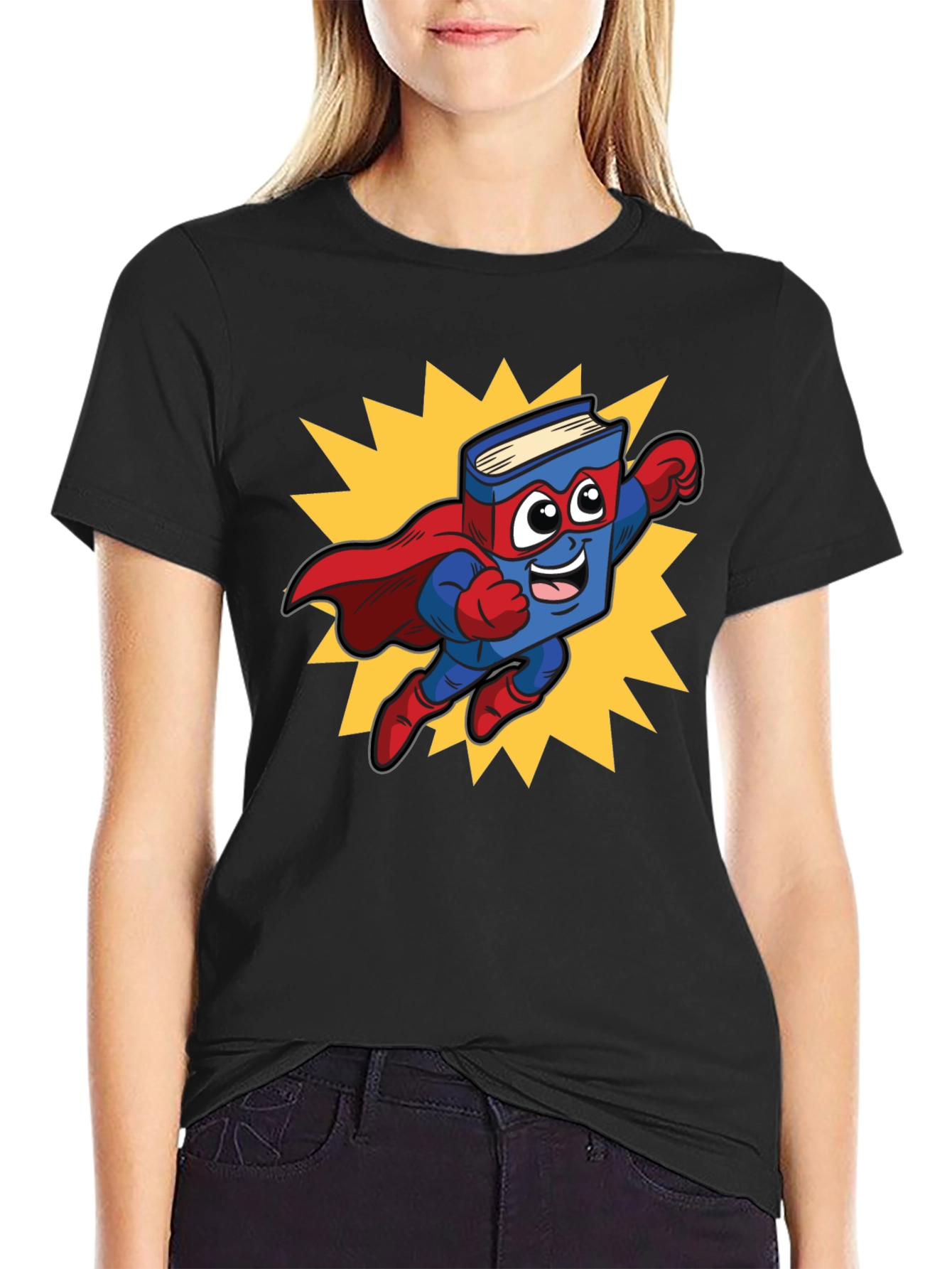 Superhero Book T-Shirt - Read All About It!