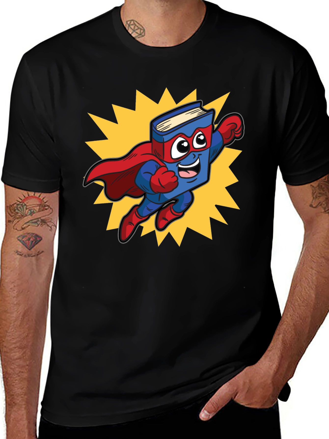 Superhero Book T-Shirt - Read All About It!