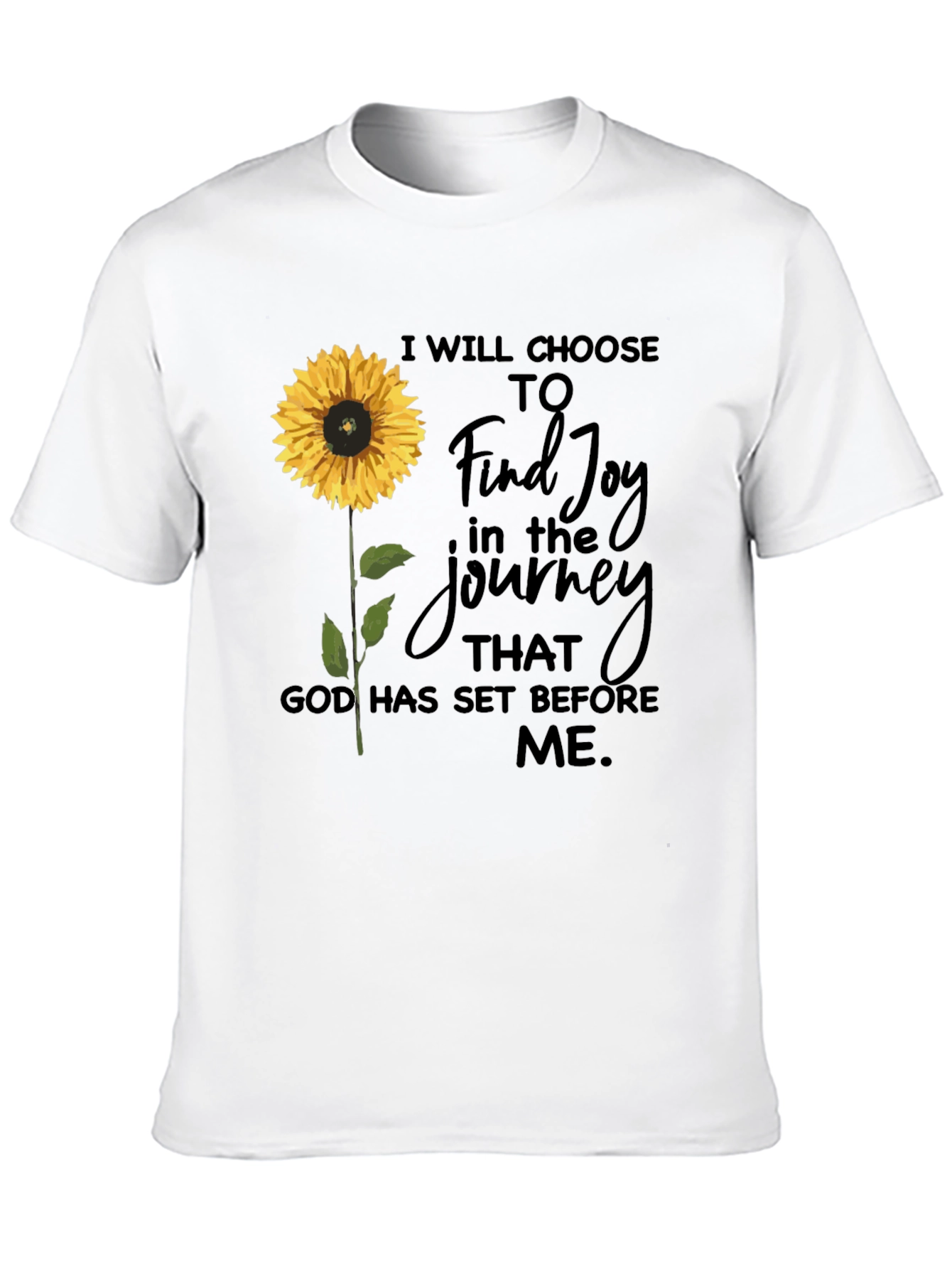 Sunflower Joy Journey T-Shirt