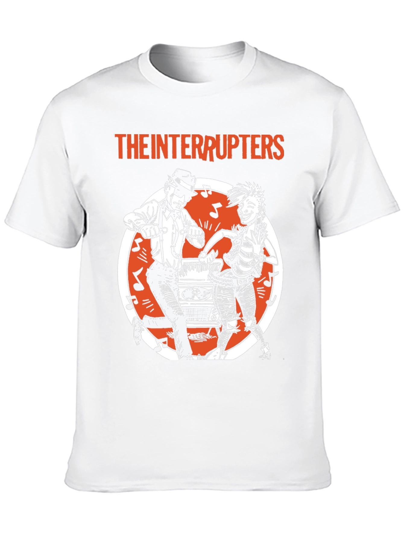 The Interrupters Band Graphic Tee - Black Cotton