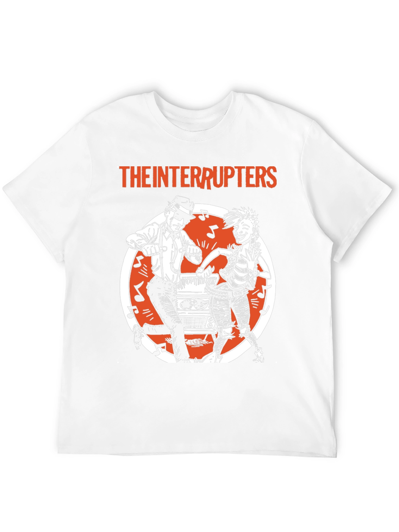 The Interrupters Band Graphic Tee - Black Cotton