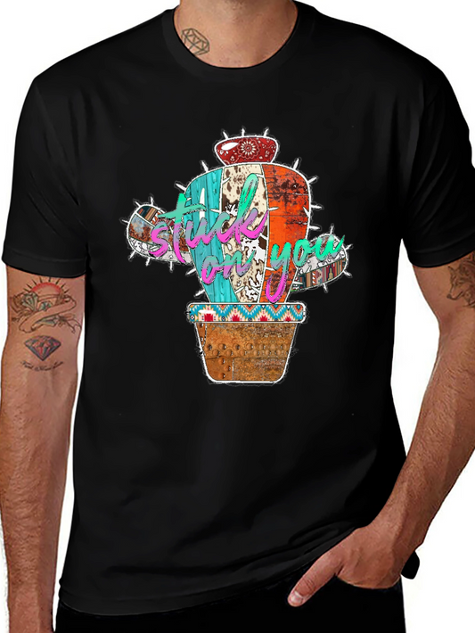 Stuck on You Cactus Graphic Tee