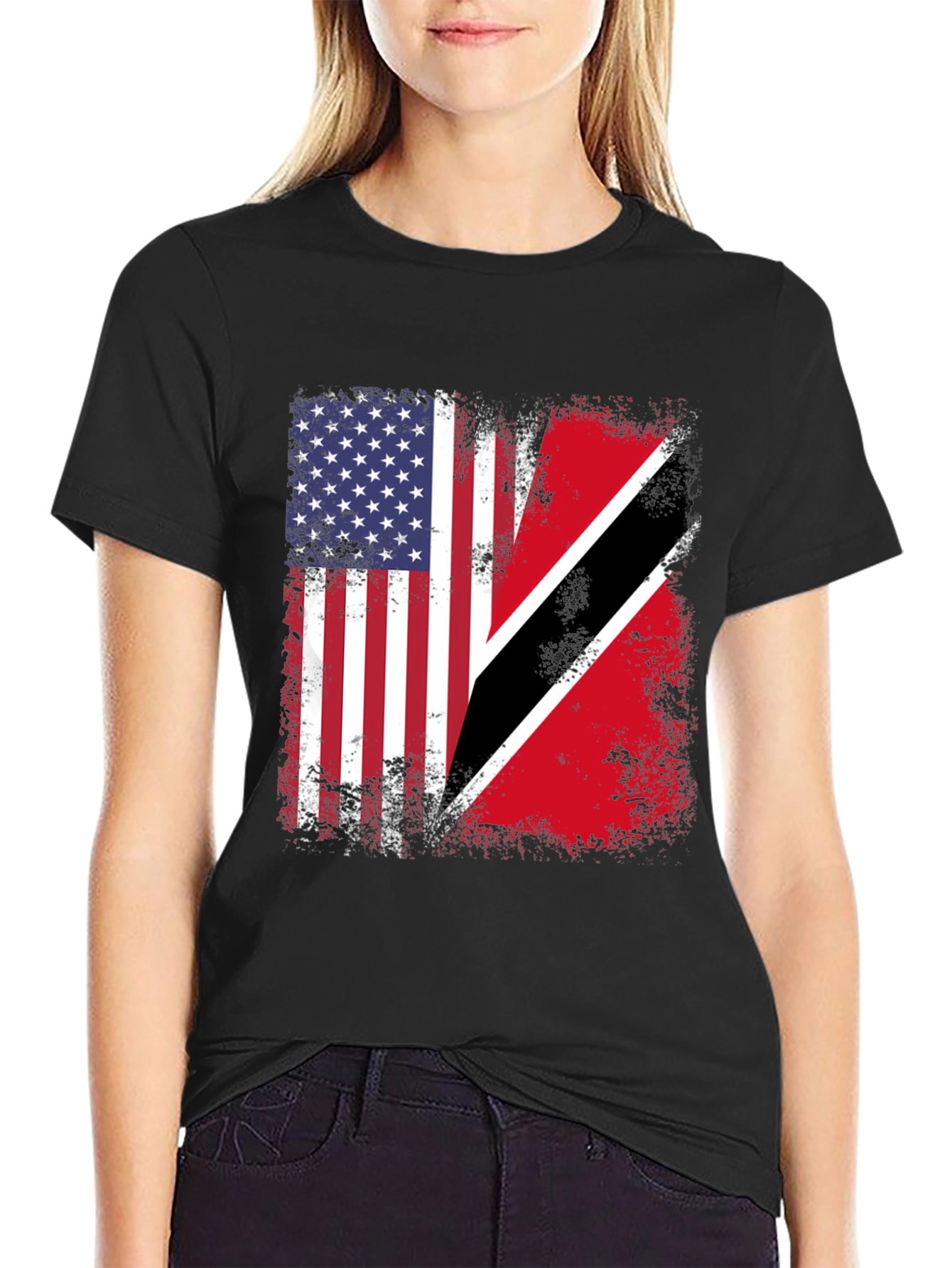 USA Trinidad & Tobago Flag T-Shirt
