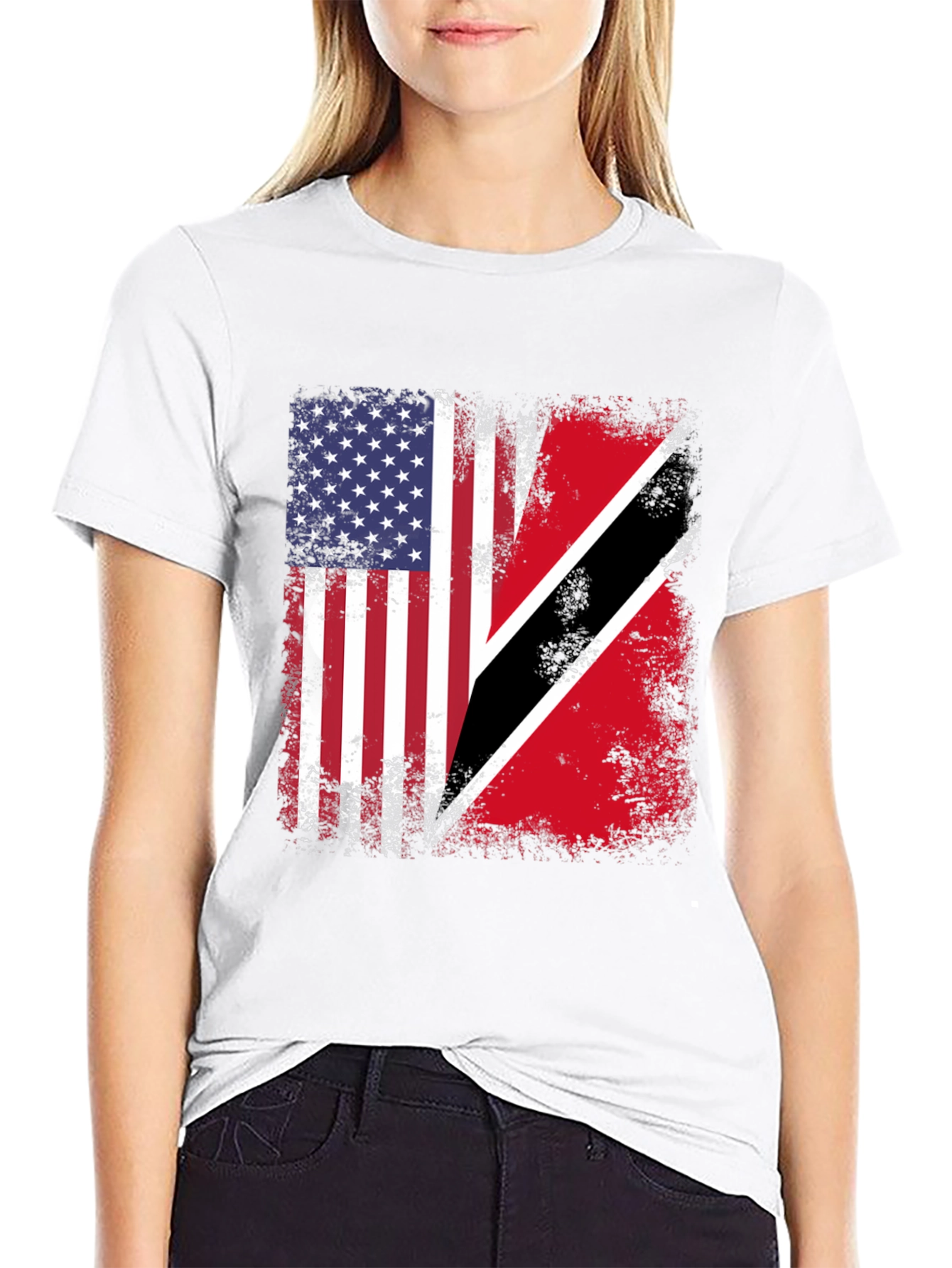 USA Trinidad & Tobago Flag T-Shirt