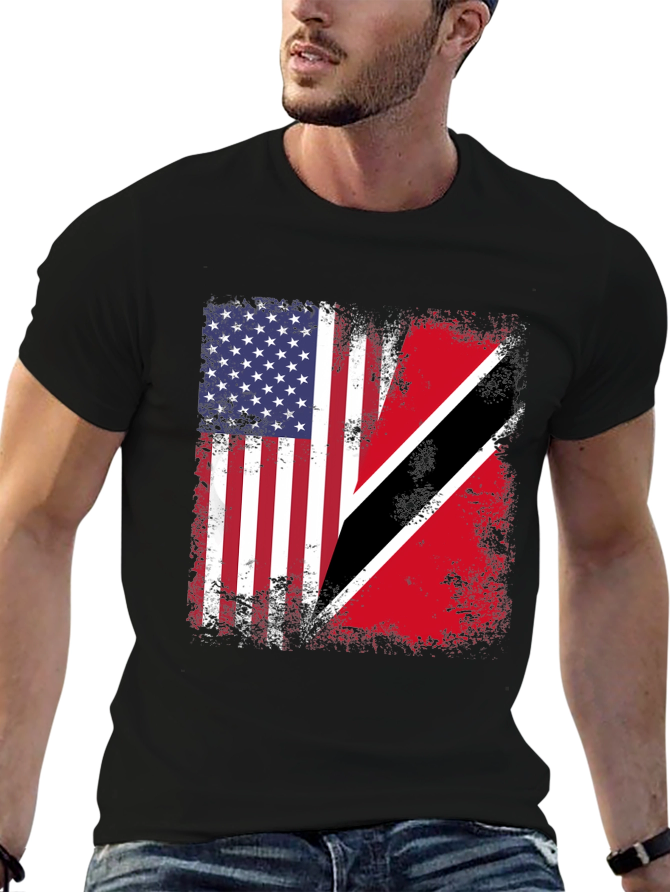 USA Trinidad & Tobago Flag T-Shirt